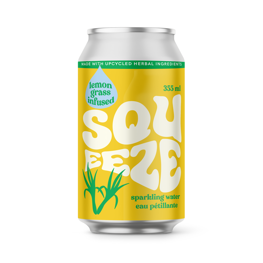 Squeeze Sparkling Water: Classic Lemon - Case of 6