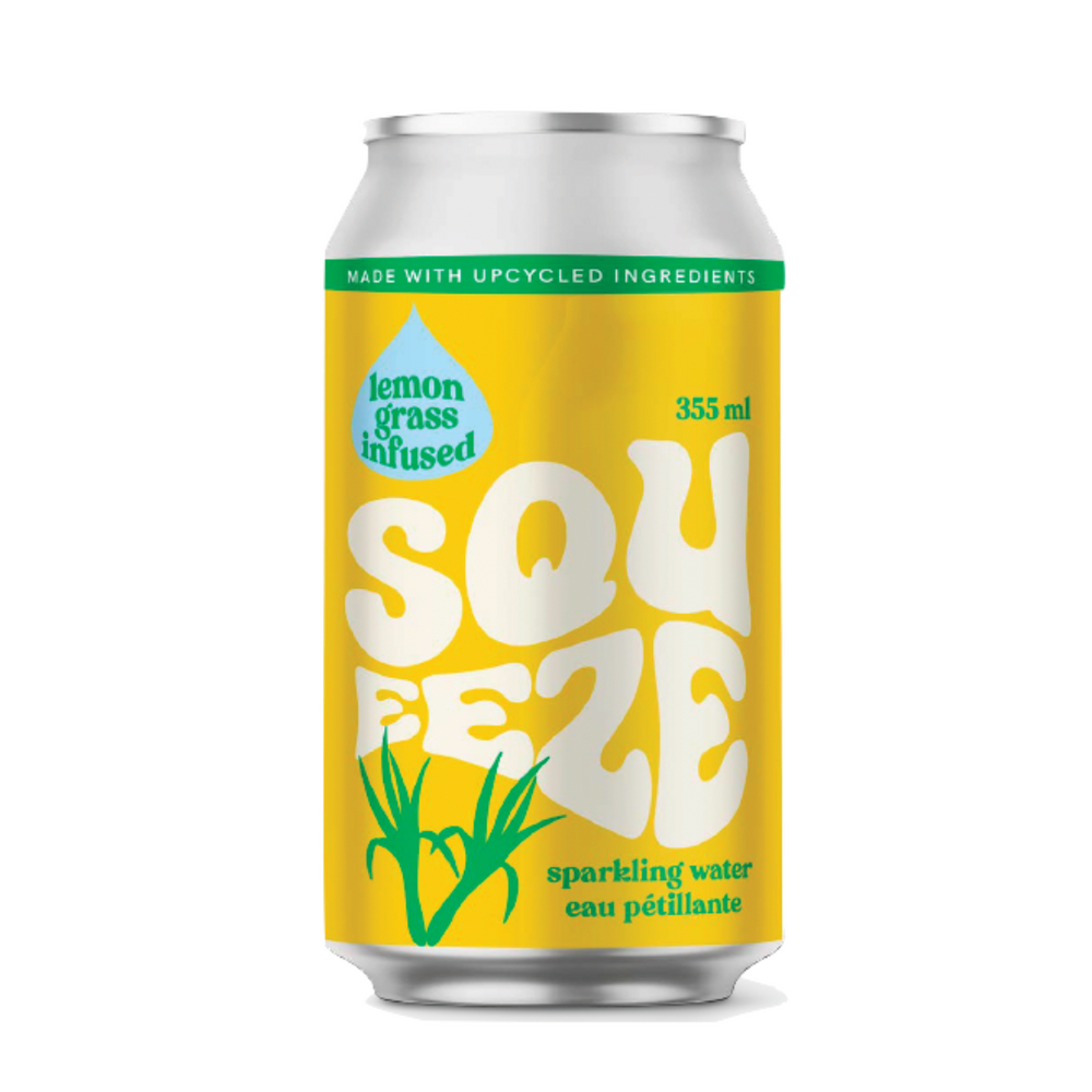Squeeze Sparkling Water: Classic Lemon - Case of 24